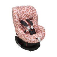 Meyco Car Seat Cover 1+: Leopard Print - Pink