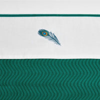 Meyco Cot Bed Sheet - Peacock 100x150cm