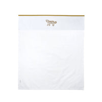 Meyco Cot Bed Flat Sheet - Cheetah - Honey Gold - 75x100cm
