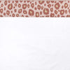 Meyco Cot Bed Flat Sheet - Leopard Print Pink - 100x150cm