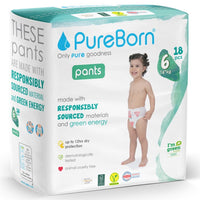 PureBorn Pull Ups Size 6 , 16+kg  18 pcs: Lemon print