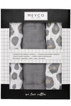 Meyco Swaddles 3-pack: Leopard Print