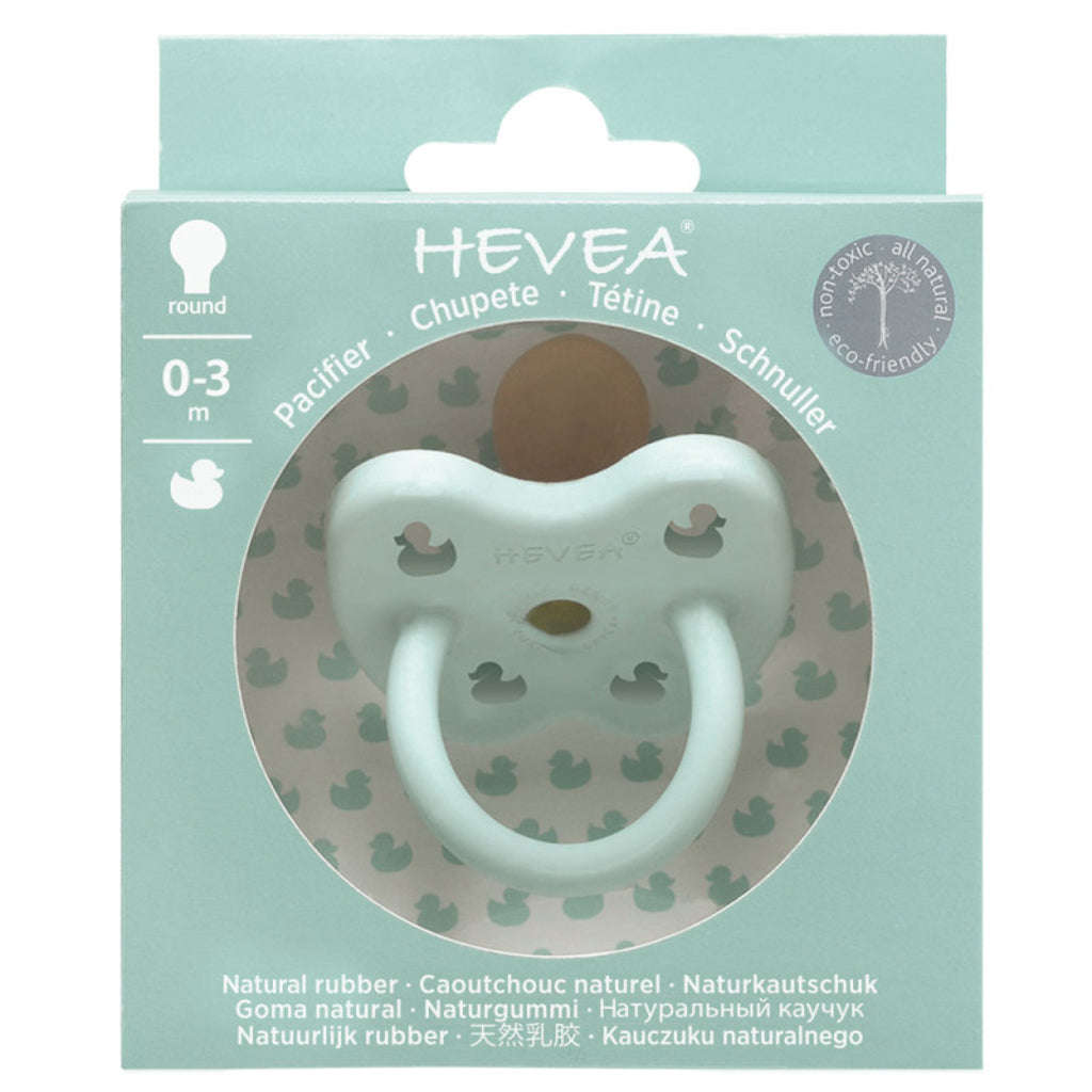 Hevea pacifier 0-3 months Round - Mint