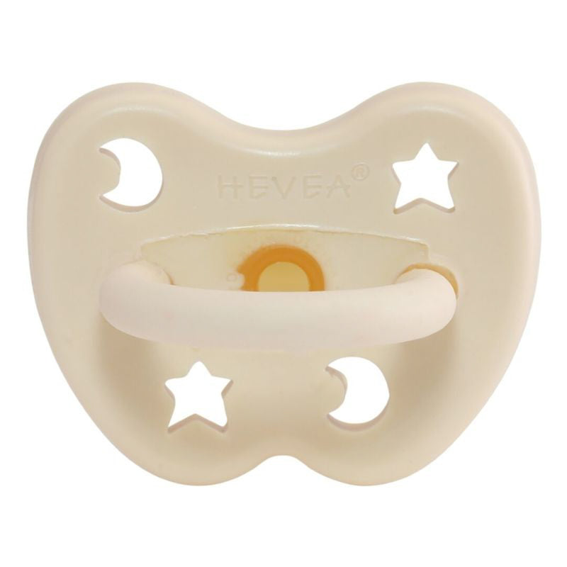 Hevea pacifier 0-3 months Orthodontic - Milky White