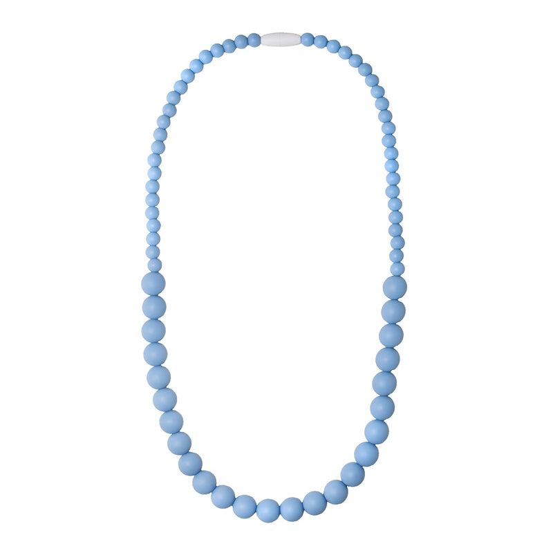 Kew Teething Necklace - Soft Blue