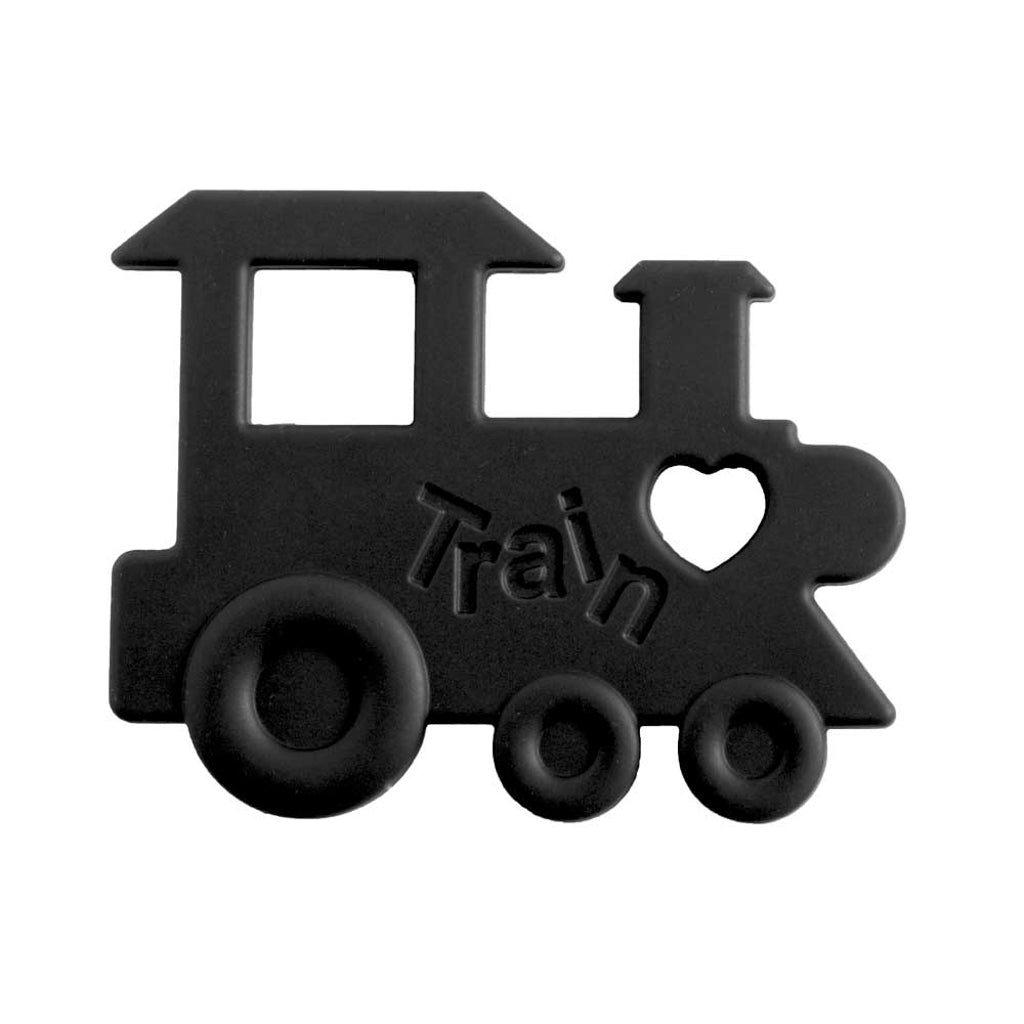 Train Silicone Teething Toy - Black