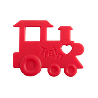 Train Silicone Teething Toy - Red