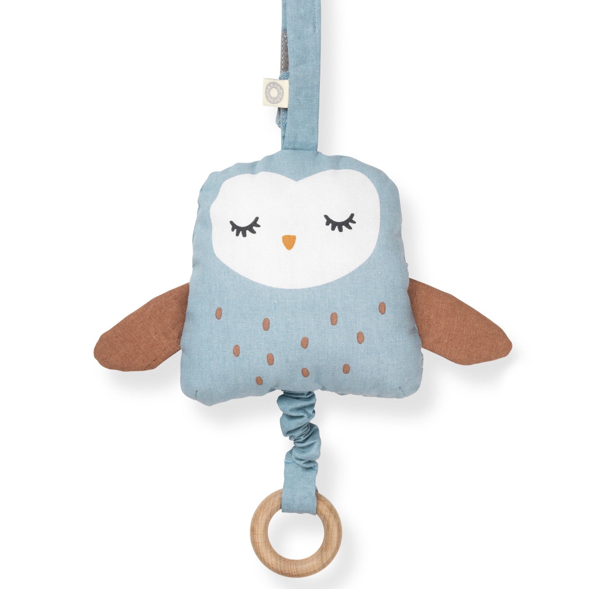Franck & Fischer Activity Toy: Ugla Blue Owl