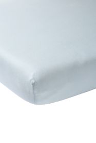 Meyco Jersey Fitted Bed Sheet 70x140/150 cm: Light Blue