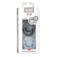 Bibs De Lux Twin Pack Silicone ONE SIZE