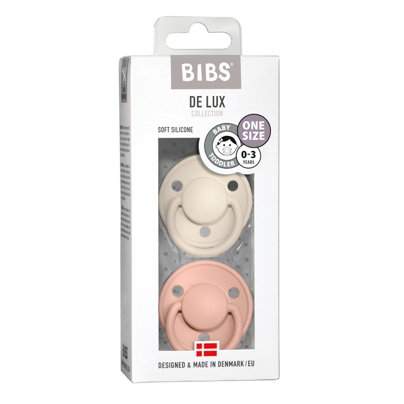 Bibs De Lux Twin Pack Silicone ONE SIZE