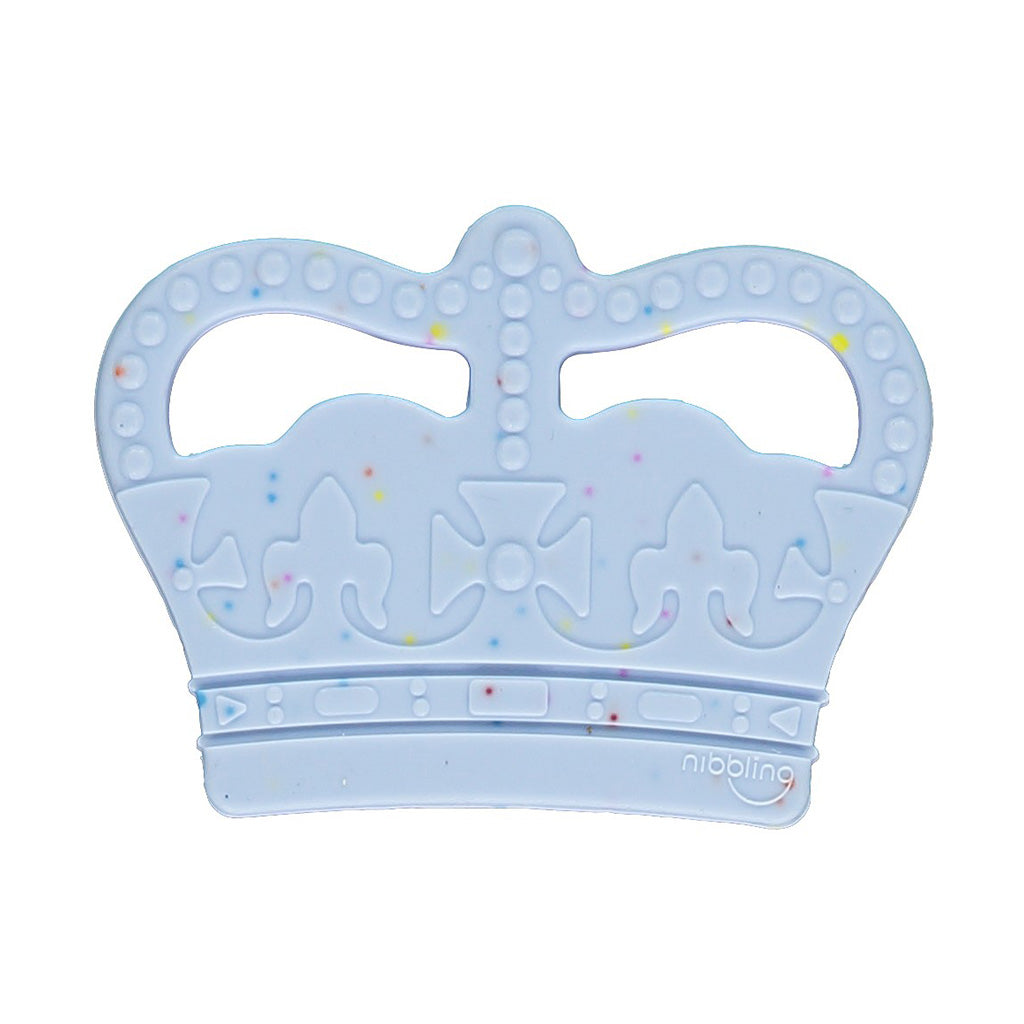 Crown Teething Toy - Candy Blue