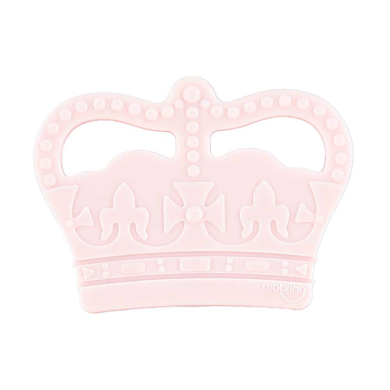 Crown Teething Toy - Baby Pink