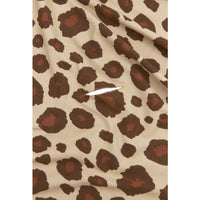 Meyco Hooded Towel: Leopard Print Beige