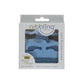 Royal Teething Twin Pack- Blue Tiara/Denim Crown