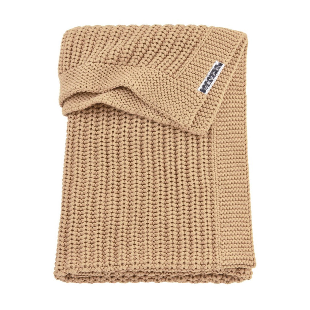 Meyco Herringbone Blanket: Warm Sand