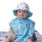 Flapjackkids Reversible Sun Hat 0m-6m Nautical