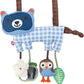 Franck & Fischer Hasse Activity Toy: Blue Raccoon