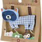 Franck & Fischer Hasse Activity Toy: Blue Raccoon