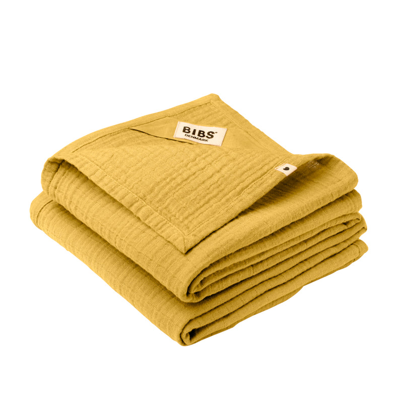 BIBS Cuddle Cloth 2-pack: Mustard