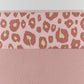 Meyco Cot Bed Flat Sheet - Leopard Print Pink - 100x150cm