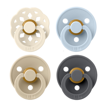 Bibs BOHEME/COLOUR Pack of 4 Size 1: IVORY