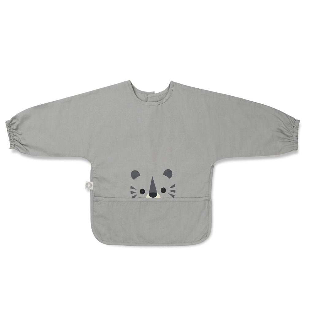 Franck & Fischer Sleeved Apron Bib Grey