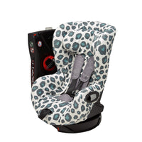 Meyco Car Seat Cover 0+: Leopard Print - Sage