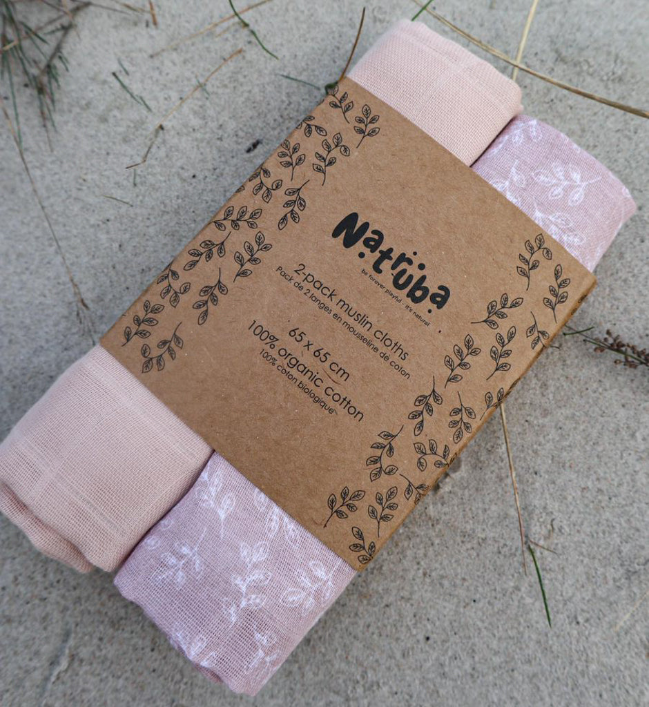 Natruba Organic Muslins 2-pack: Powder
