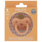 Hevea pacifier 0-3 months Orthodontic - Cantaloupe