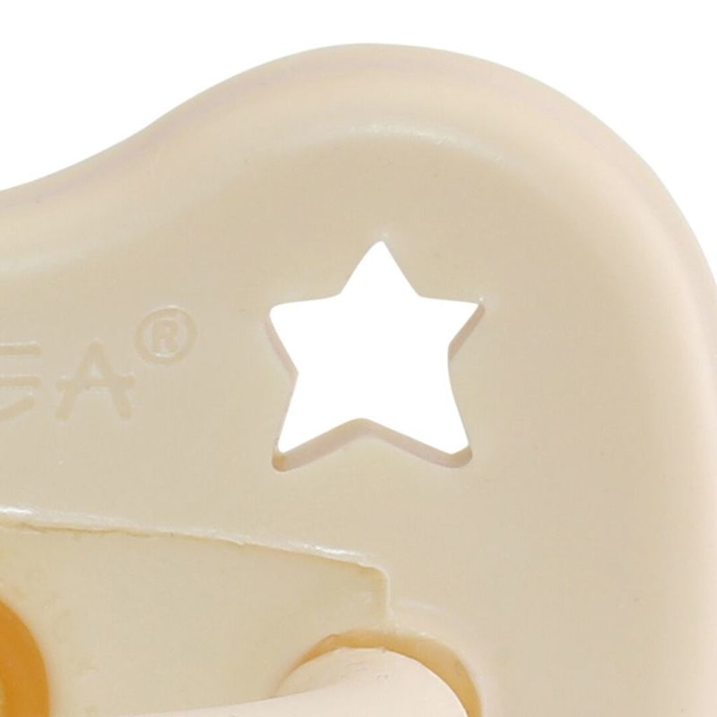 Hevea pacifier 0-3 months Orthodontic - Milky White