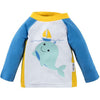 Zoocchini Baby Swim Rashguard: Willy the Whale 3-6 Months