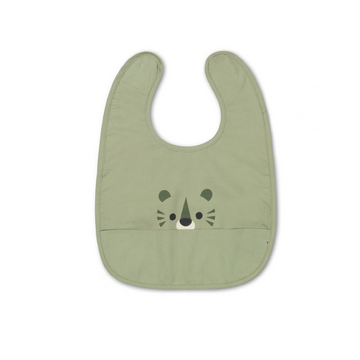 Franck & Fischer Eat Tiger Bib: Green