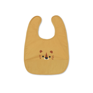 Franck & Fischer Eat Tiger Bib: Yellow