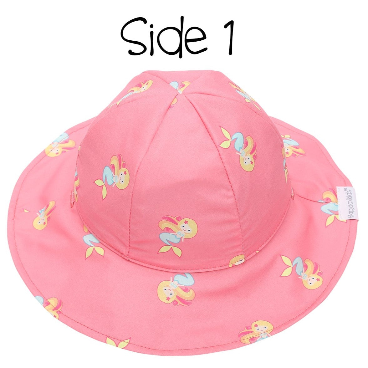 Flapjackkids Reversible Sun Hat 2-4 yr Mermaid