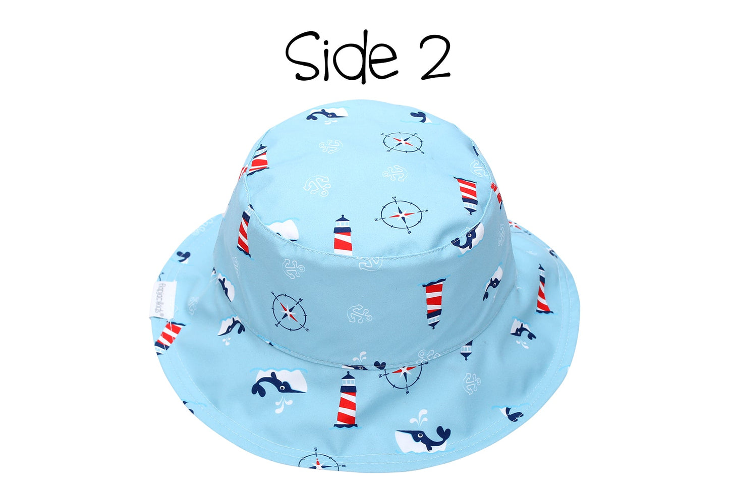 Flapjackkids Reversible Sun Hat 0m-6m Nautical