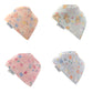 Ziggle Pastel Prints Bib Set by Katie Phythian Designs (Set of 4)