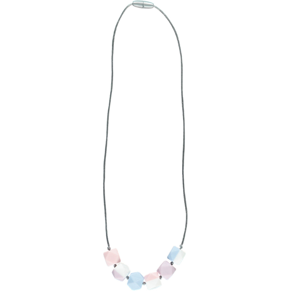 Half Moon Teething Necklace - Sorbet