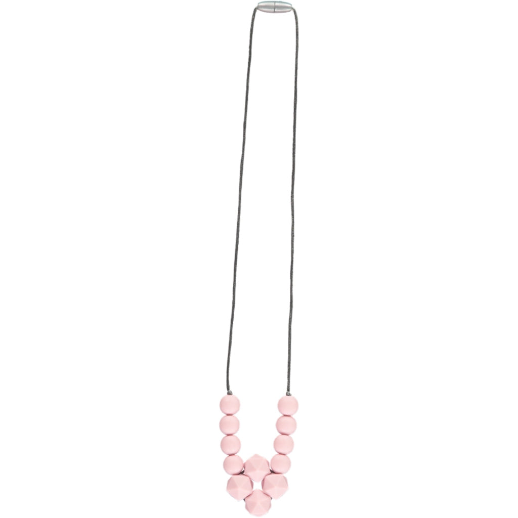 Havana Teething Necklace - Pink