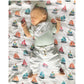 Lulujo Mini Muslin Cloths - Sailboats