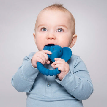 Natruba Elephant Teether: Blue
