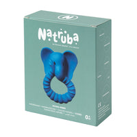 Natruba Elephant Teether: Blue