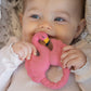 Natruba Flamingo Teether: Pink