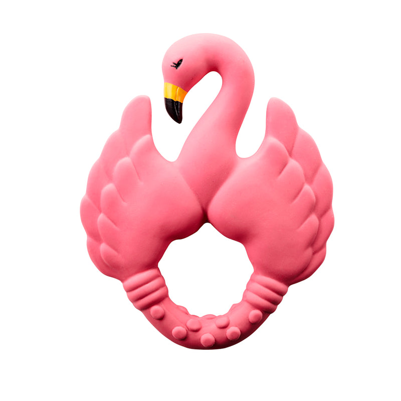 Natruba Flamingo Teether: Pink