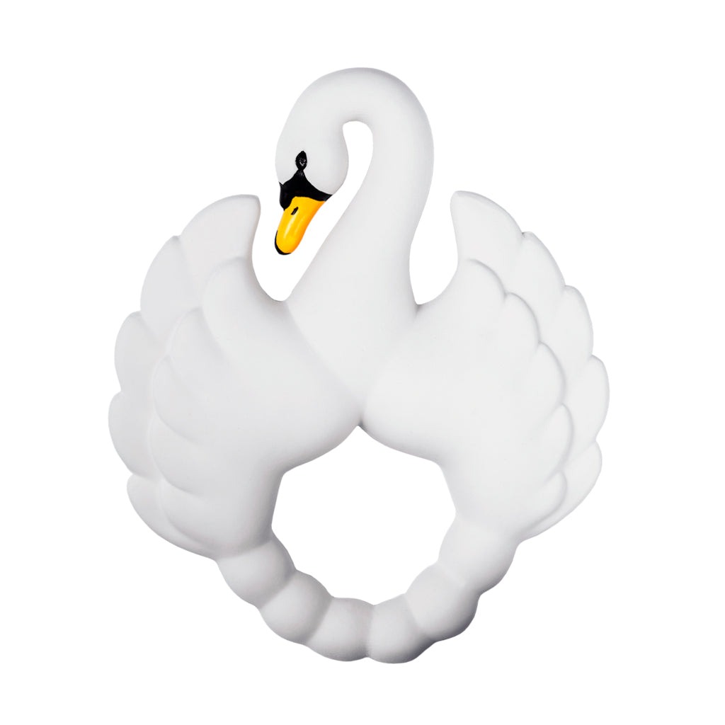 Natruba Swan Teether: White