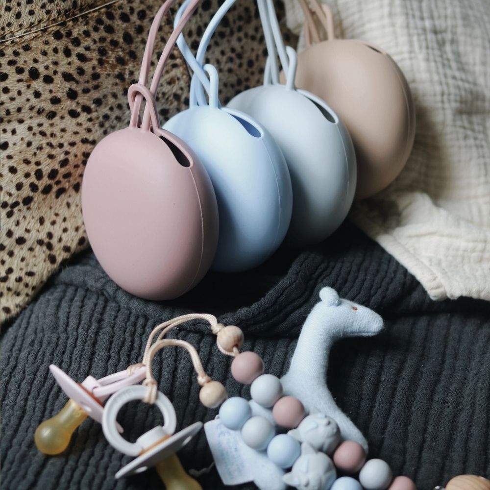 Silicone Soother Case - Cloud Grey