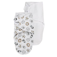 SwaddleMeyco 2pack - Animals (0-3 months)