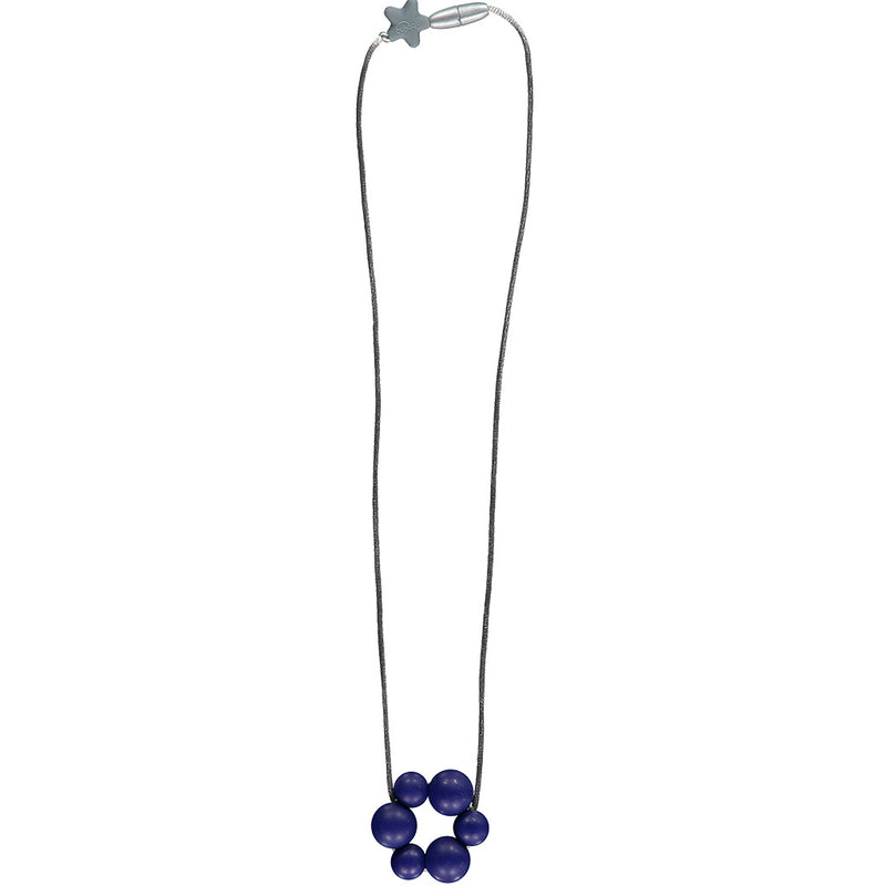Rio Teething Necklace - Navy Blue