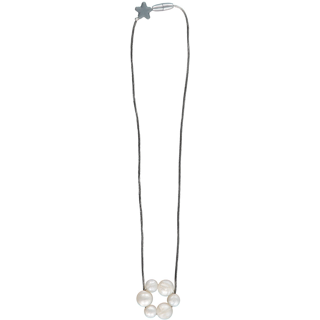 Rio Teething Necklace - Pearl