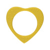 Heart Teething Bangle - Mustard